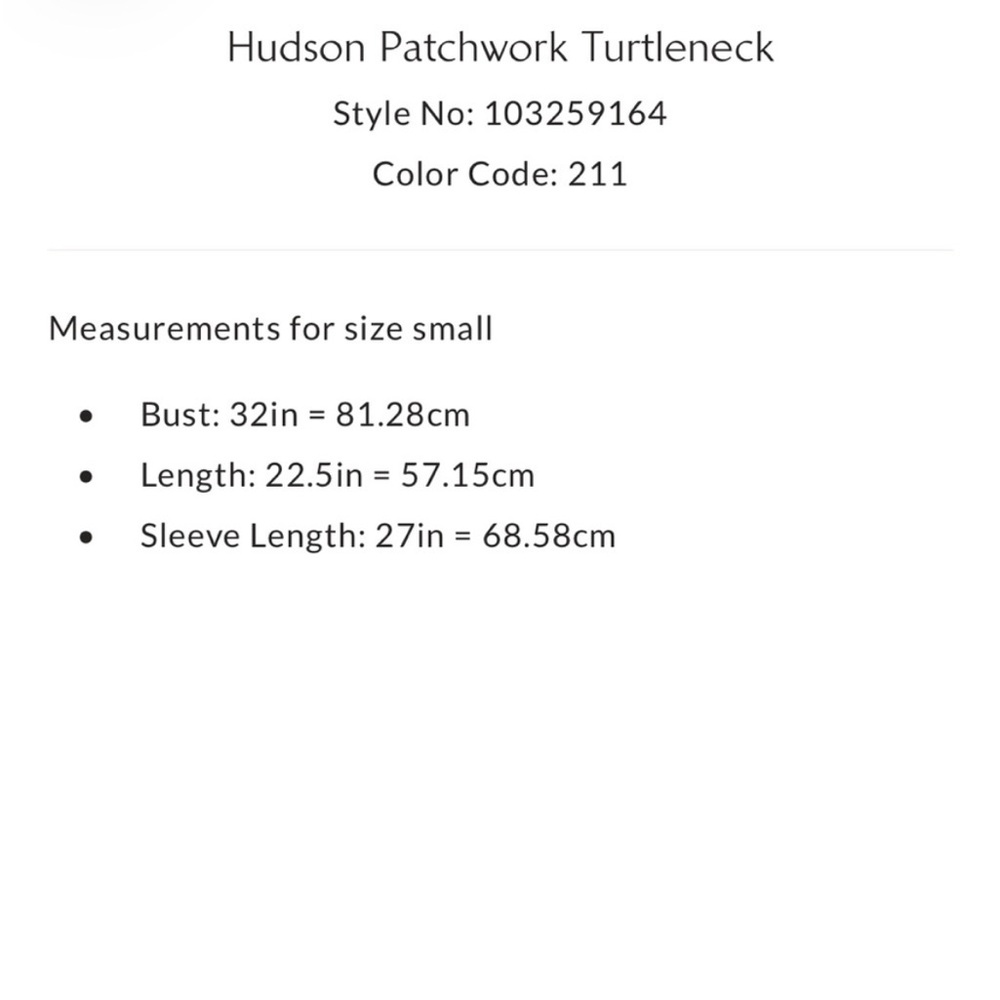Hudson Patchwork Turtleneck - image 10